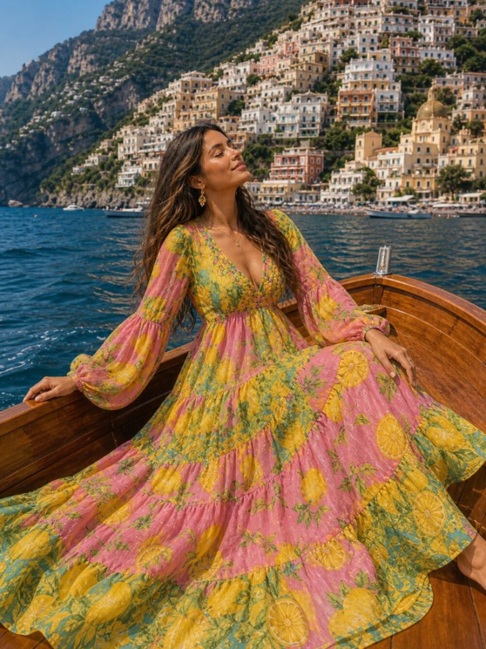 🇮🇹 M/L/XL Dress from Positano Italy - Picture 5 of 5